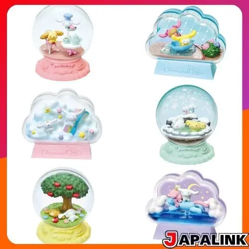 Re-Ment Sanrio Cinnamoroll Terrário Coleção Fofa Caixa de Dias Felizes Aprox . A70 x L140 x P65 mm Feito de PVC , ABS e ac