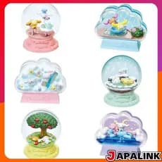 Re-Ment Sanrio Cinnamoroll Terrário Coleção Fofa Caixa de Dias Felizes Aprox . A70 x L140 x P65 mm Feito de PVC , ABS e ac