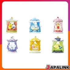 Coleção Re-Ment Pokémon NIGHTY NIGHT, 6 peças em 1 caixa, tamanho individual A115 x L70 x P70 mm, feito de PVC e ABS 【D
