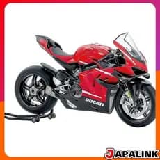 Tamiya 1/12 Motorcycle Series No. 143 Ducati Superleggera V4 com kit de corrida, kit de modelo de plástico 14143 (motoc