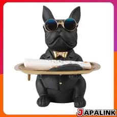 Ideastore Artigos de Decoração Cofrinho em Forma de Cachorro, Porta-Ofertas, Estatueta, Prato Elegante para Presentear