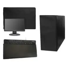 Kit 3 Capas para cpu Computador Teclado e Monitor varios tamanhos pc Impermeável