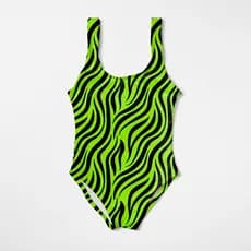 Biquini Maiô Infantil Menina Feminino Moda Praia Natação Banho Animal Print