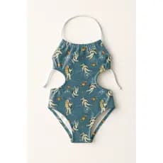 Maiô Infantil Frente Única Menina Feminino Moda Praia Natação Banho Estampas Tumblrs
