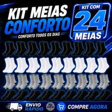Vários modelos com Kit de 24 meia cano alto 100% algodão soquete Cano Curto Masculina Feminina Unissex direto da fabrica