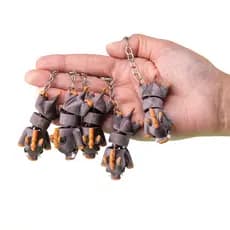 Chaveiro Javali Articulado Sensorial Kit com 5 Peças Divertido para presente e lembrancinha