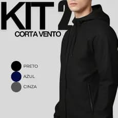 Kit Econômico com 2 Jaquetas Unissex – Corta Vento e Impermeáveis com Estilo