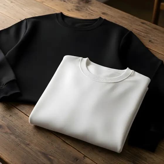 Kit 2 Moletons Gola Careca Unissex Flanelado Inverno Quente Básico Confortável