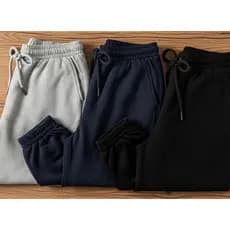 Kit 3 Calças de Moletom Grossa e Confortável Esportiva Casual