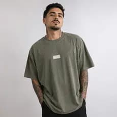 Camiseta Masculina Oversized Street Casual Treino Academia Confortável 100% Algodão Leve Promoção