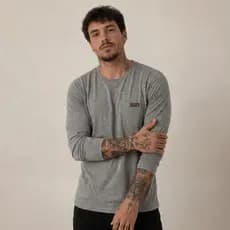 Camisa de Frio Masculina Manga Longa Para Inverno Algodão Confortável Promoção