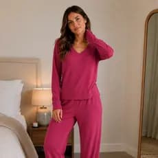 Pijama Feminino Inverno Confortável Quentinho Ribana Moderno Chique Macio Premium Promoção Envio Rápido