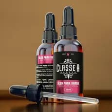 Óleo Para Barba 30ml Classe A Hidrata e Fortalece os Fios