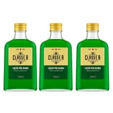 Kit 3 Unidades Loção Pós Barba Classe A 240ml Hidrata e Acalma a Pele
