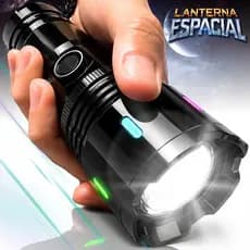 Super Lanterna Espacial 6 Modos Com Cordão De Pulso