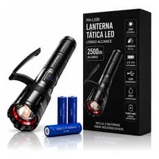 Super Poderosa Lanterna Led Ph-l330 Com Alça De Ombro E Mão