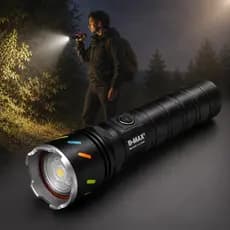 Lanterna Tática LED Recarregável Super Potente Militar Alta Potência Longo Alcance