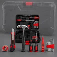 Kit Ferramentas Profissional 15 Peças Maleta Completa para Casa e Oficina