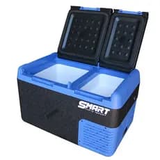 Geladeira Portátil Caminhão Duas Portas Dual Quadrivolt 12v/24v
