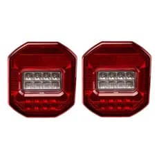 Par Lanterna Traseira Led Vw Constellation Marmita Luz Placa 12v/24v
