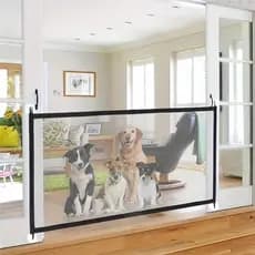 Tela Proteção Cachorro e Gatos Segurança em Casa  Resistente Arranhões Pet Cães Animais Escadas