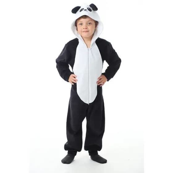 Pijama Kigurumi Personagem Panda Infantil Unissex