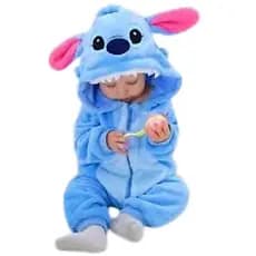 Pijama Kigurumi Personagem Disney Lilo & Stitch Infantil Unissex
