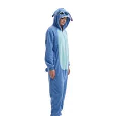 Pijama Kigurumi Personagem Disney Lilo & Stitch Adulto Masculino e Feminino