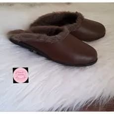 chinelo campeiro forrado lã confortável