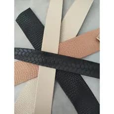 Tiras sintético 5 metros  texturizado acessório moda acabamento artesanato  Premium componentes calçados material