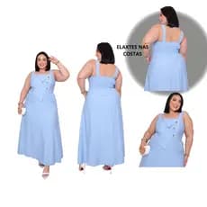 ✨ Vestido Longo Feminino Saia Evasê Elegante ✨