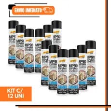 Kit C/12 Espuma Expansiva 500ml Mundial Prime Vedação Isolante Janelas Portas Construção Civil