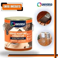 Verniz Marítimo Tingidor Premium 225ml Para Madeira | Imbuia Mogno Natural