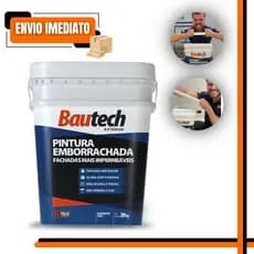 TINTA EMBORRACHADA BAUTECH 20KG PAREDE BLINDADA IMPERMEABILIZANTE (1 UNIDADE POR PEDIDO)