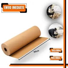 Papel Kraft Rolo 45cm ou 90cm Proteção Pintura Artesanato Multiuso