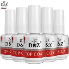 Kit Top Coat D&Z Unhas em Gel Porcelana Acrigel Fibra de Vidro Finalizador de Unha Original