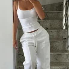 Conjunto 2 Peças Calça e Regata Feminino, Conjunto Inverno Gringa, Estilo E Conforto Com o Melhor Preço 2026