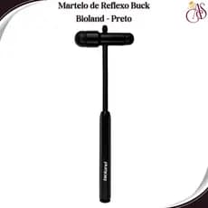 Martelo de Reflexo Buck Preto ou Cinza de Fisioterapia - Bioland