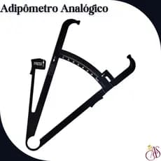 Adipômetro Analógico para Avaliação Física - Medidor de Gordura Corporal para Fisioterapia e Educação Física