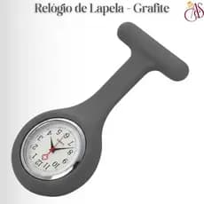 Relógio de Lapela Tipo Broche para colocar no Jaleco de Enfermagem Colorido