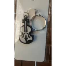 Chaveiro Instrumento Musical – Saxofone e Violino Decorativo - Presente Barato Mimo para quem você ama!