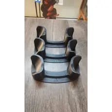 🎮 Suporte Organizador para 3 Controles PS4 e PS5 – Base Estável e Resistente