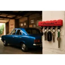 Garage Legend – Porta-Chaves Chevrolet - Enfeite sua garagem ou oficina com Estilo Retrô - 6Cilindros