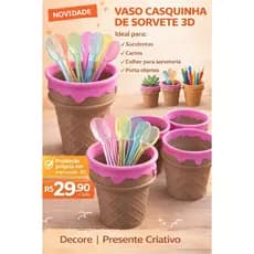 Porta Talheres Decorativo Candy -  Resistente