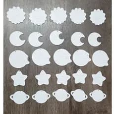 Kit Criativo Infantil Pintar Decorativo 5 Peças Educativo DIY Presente Criança