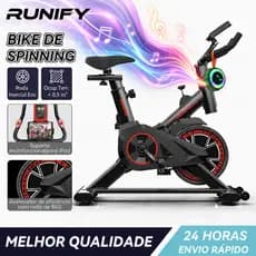 Bicicleta Spinning Ergométrica Para Exercícios Com Monitor Profissional Sport Suporta até 120kg