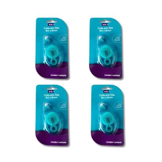 Kit 4 Colas em Fita 8m x 8mm MELHOR PREÇO