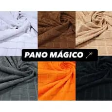 Tecido Microfibra Limpeza Pano Mágico Felpudo Jacquard Premium Limpa • Lava • Seca • Enxuga com máxima eficiência