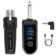 K1 2.4Ghz Sistema De Microfone Sem Fio XLR Transmissor Receptor Para Misturador De Guitarra Dinâmica