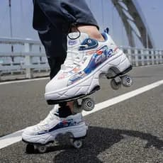 Patins esportivos para pais e filhos Patins esportivos Patins de quatro rodas Sapatos UJS6